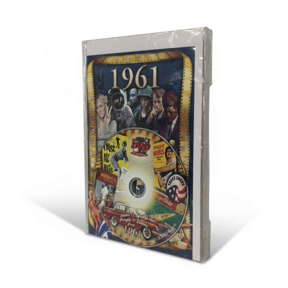 1961 Flickback DVD News Sports Events Birthday Gift New Sealed